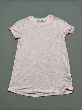 Free People We The Free Peach Slub Knit Top